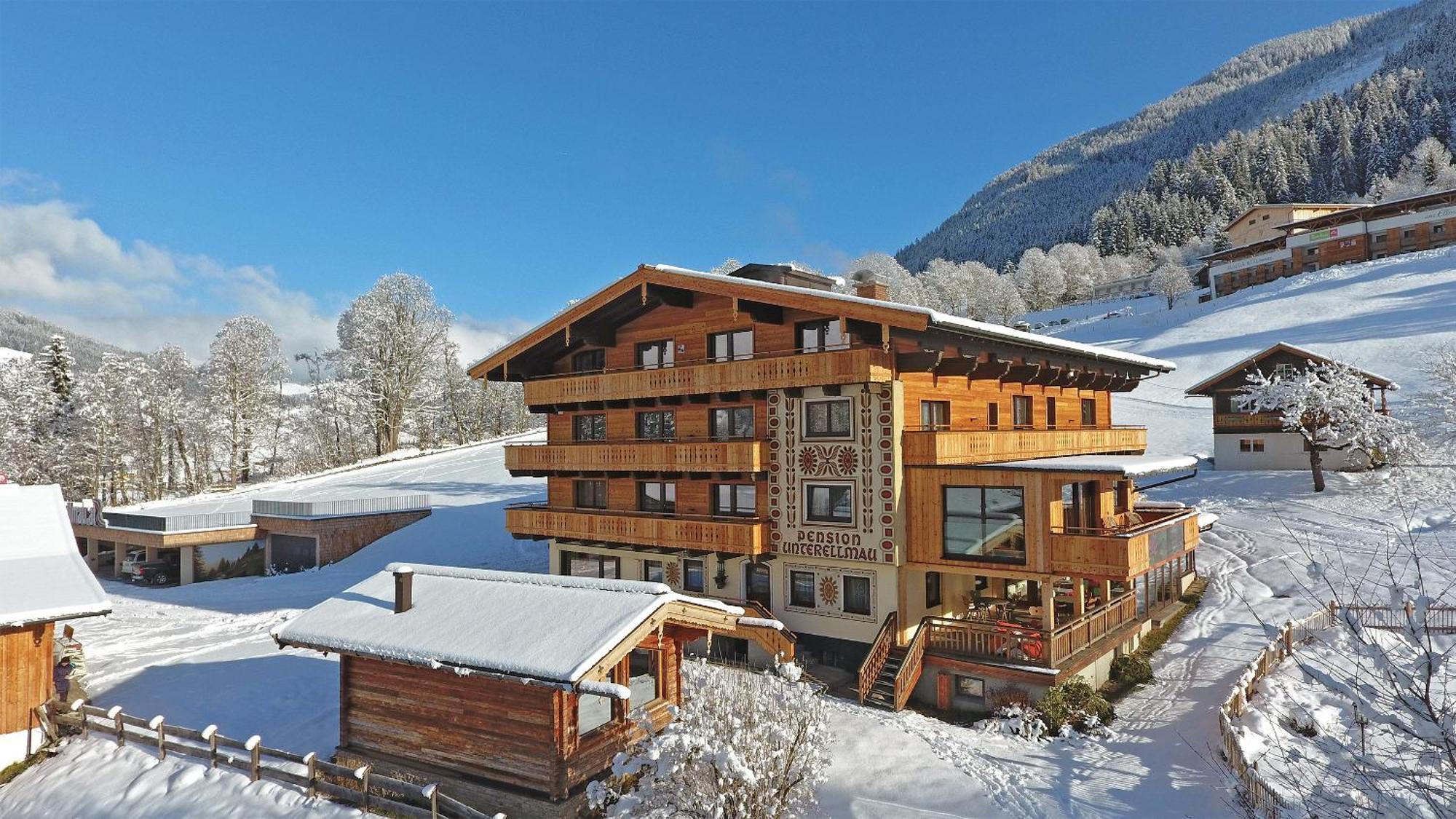 Ski In Ski Out Hotel Unterellmau Saalbach-Hinterglemm Eksteriør billede
